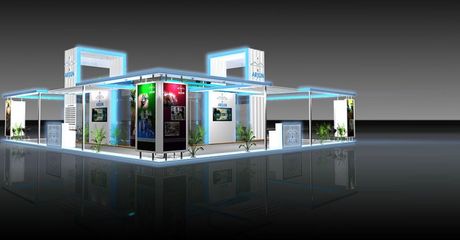 上海展览工厂新品上市 专业展览展示搭建服务，品质保证，图文设计一体化